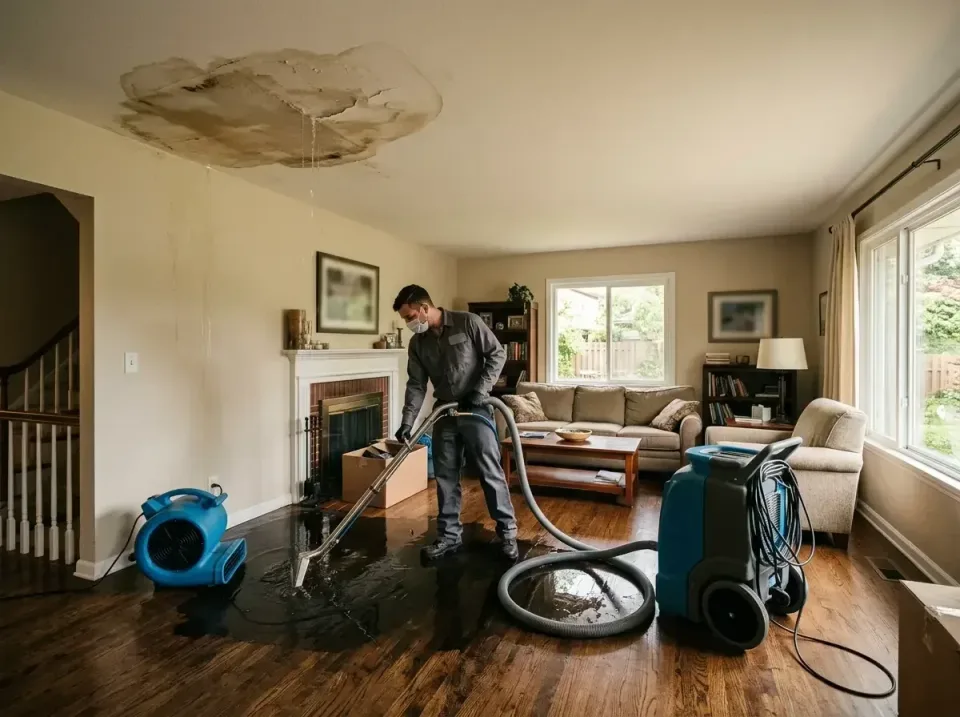 attic-pipe-burst-ceiling-drip-008 — frequently asked questions, Water Damage Restoration & Carpet Care in Steger, IL